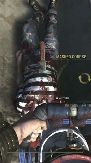 Fallout 76 Pint sized slasher mask location Tyler County Fairground #shorts #fallout76 #maskedtruth