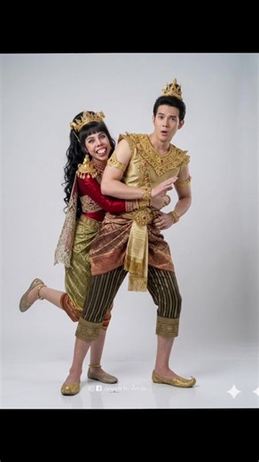 ให้ AI สร้างภาพจำลองการฟิตติ้ง เครื่องแต่งกาย #แก้วหน้าม้า ในแบบฉบับ drawn to dress ปล. งาน Fan art ไม่ใช่ชุดในละครนะครับ