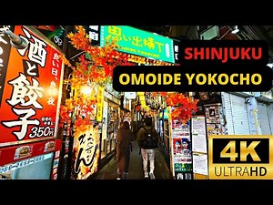 TOKYO, JAPAN 🇯🇵 [4K] SHINJUKU — Omoide Yokocho