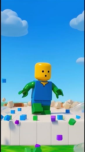 Roblox Destruction Madness! Cake, Flask & Pumpkin 🍰🧪🎃 #lego #funny #animation