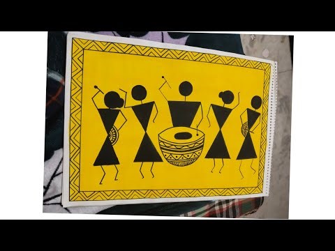 Warli Rhythm -Tribal life in motion| warli painting #rohiniartandcraft #handmadewithlove