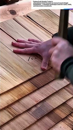 Wood Shingle Installation: Hammer & Manual Method | Educational Short‎
