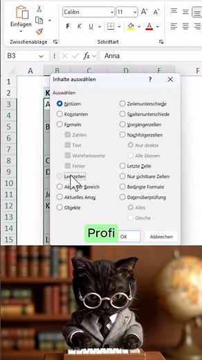 So kannst du Leerzeilen in Excel ganz schnell entfernen 👈