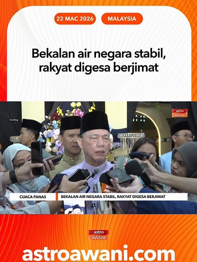 Kolam Takungan & Empangan Terkawal Walau Cuaca Panas