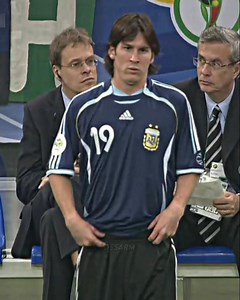 Messi 2006 First World Cup Match🔥