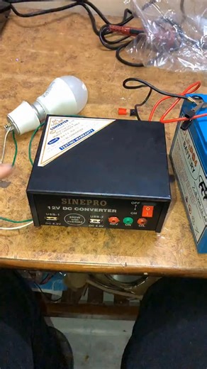 Creative Home Made on Instagram: "100W, 200W Inverter Available With Lithium Battery"