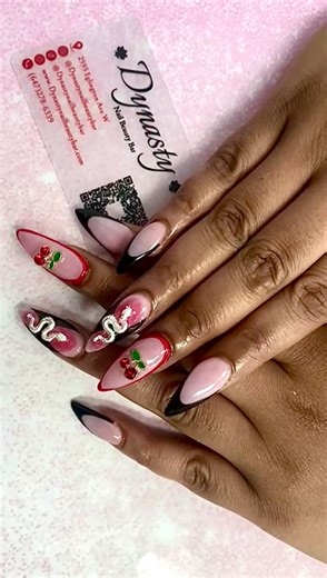 Yup And We Do Dynasty 🤗🍒 #fyp #fypシ゚ #toronto #nails #nailsalon #nailart #viralllllll