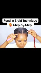 Feed-in Braid Technique 🥵 Step-by-Step Braiding Tutorial for Beginners #braidsconnect #tutorial | Braids Connect