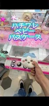 ハチワレベビーパスケースゲット #クレーンゲーム #プライズ獲得 #ちいかわグッズ #ゲームセンター #ufoキャッチャー #ゲーセン #ちいかわ