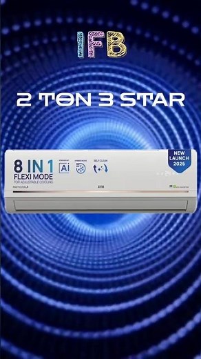IFB 2 Ton Split AC তে Long Air Throw Hybrid Mode - ঘরের সব জায়গা ঠান্ডা হবে #ifb #bestdeal