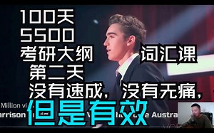瑞斯拜独家-100天学完5500考研大纲词汇-第2天