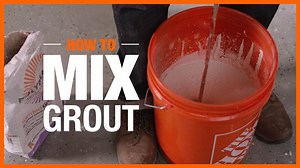 How To Mix Grout