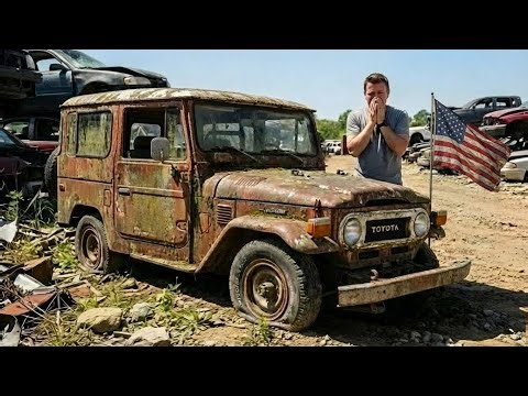 Lost for 50 Years in a US Scrapyard! Toyota Land Cruiser FJ40 Full Restoration
