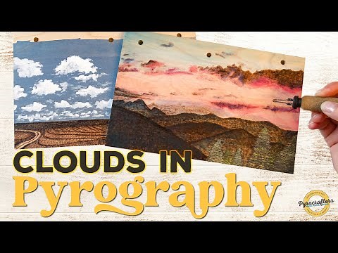 Wood Burning Clouds | Pyrography Techniques