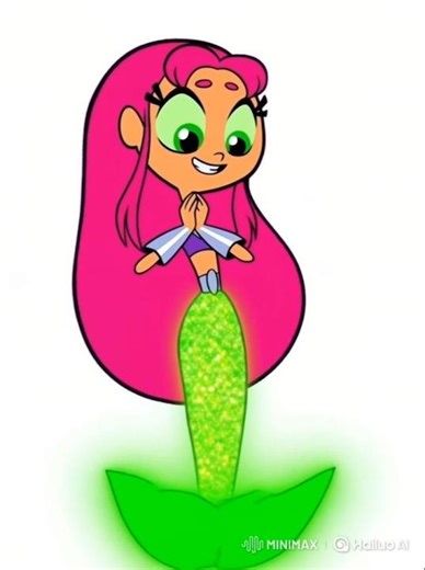 Starfire mermaid transformation video #1