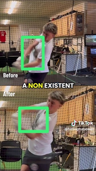 Single Session Swing Path Improvements 🔥 #hittingcoach #hittingmechanics #baseball #hittingdrills #ballplayer