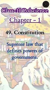 Power Sharing Class 10 | Important & Difficult Terms with Meanings | Civics Chapter 1 #powersharing