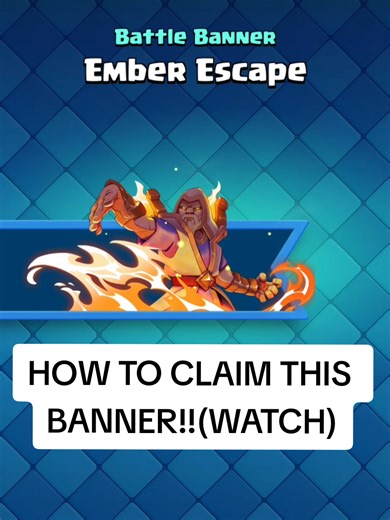 Claim this cool hero wizard banner set i didn't know about this till late #clashroyaledaily #clashroyale #clashroyalememes #foryoupage #supercell