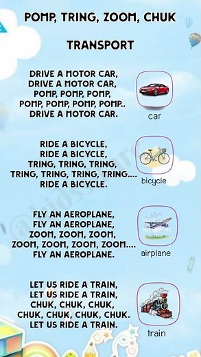 4 Fun Transport Sounds That Will Make Your Kids Go CRAZY!