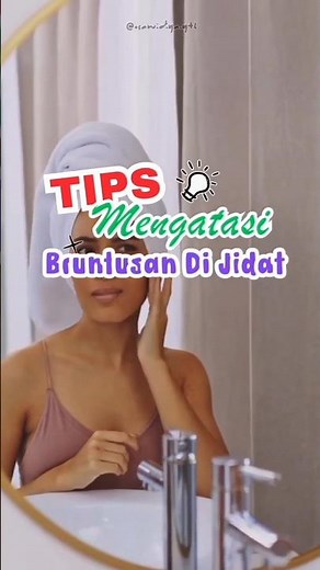 TIPS MENGATASI BRUNTUSAN DI JIDAT‼️