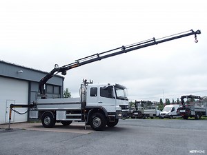 Mercedes-Benz 4x4 Atego Hiab 088 nosturi radiolla vinssi ja dynaset hydrauligeneraattori kuorma-autot, 2007 - Nettikone