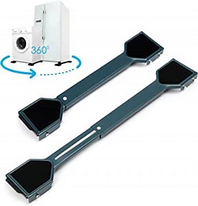 360° Universal Mobile Rollers, Extendable Furniture Dolly Appliance Rollers Mobile Washing Machine Base, Fridge Stand Moving Cart for Washing Machines, Refrigerators, Dryers And Other Heavy Duty