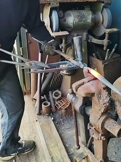 Production technology of farm tools spike harrow