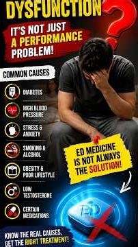 Erectile Dysfunction: It’s Not Always About “Performance” | Know the Real Causes