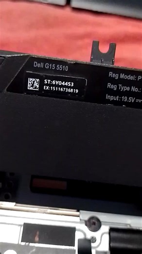 Notebook DELL G15, retirada do cabo flat de vídeo #tecnica #tecnicodeinformatica #notebookdell #dell