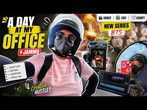 A Real Day in My Creative Office ✨in Jammu📍Office BTS, editing & fun moments 👩‍💻