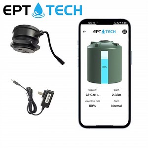 [Hot Item] 4G-IoT Medidor de nivel de tanque de agua de lluvia ultrasónico en tiempo real inteligente con tarjeta SIM