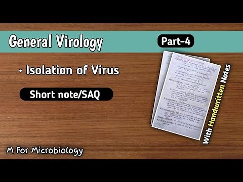 Isolation of virus | general virology part 4 | Microbiology lecture with notes | Virology lecture