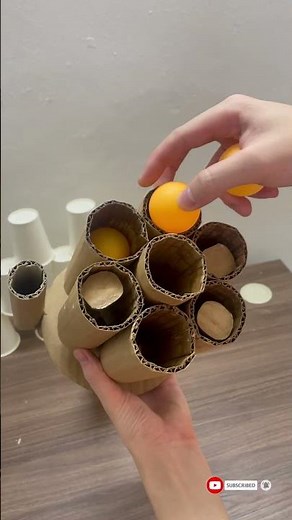 6-Barrel Gatling Gun Made From Cardboard 😱🔥 | DIY Paper Gun #diy #papergun #diycraft #papercraft