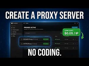 How to Create Your Own SOCKS5 & HTTPS Proxy Server (No Coding required)