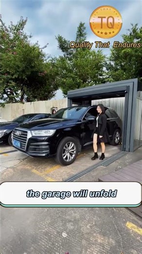 🤔Do you like this aluminum alloy retractable garage? #automobile #carport #outdoors#garage