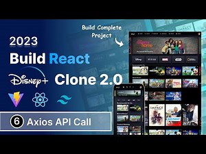 #6 Build Full Stack Disney clone Project using React, Tailwind CSS, Vite : Axios API Call