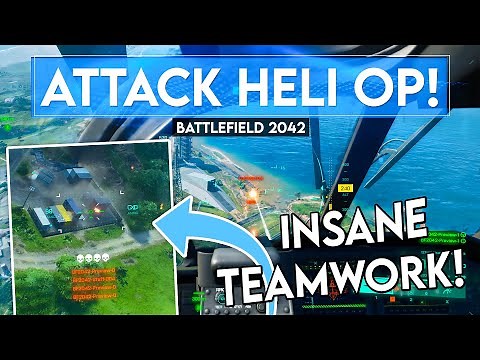 Pro Attack Helicopter Flying in Battlefield 2042 (dual vision)