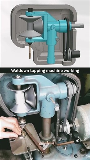 Vintage Waldown Tapping Machine: How It Works | Mechanical Principle & Animation