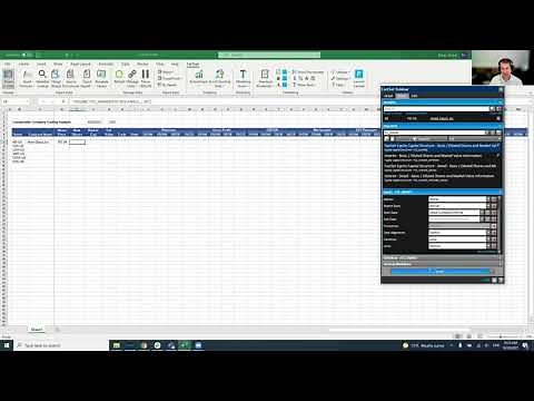 Comparable Company Trading Analysis with FactSet