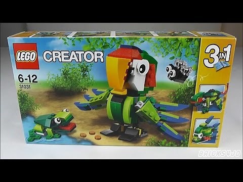 LEGO 31031 Creator Regenwaldtiere - Review deutsch -