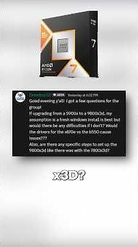 Are there any special steps to setup an x3D CPU?