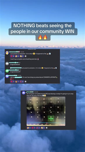 This community shows up over & over. Classes. Notes. Study. Execution. They’re committed to being part of the profitable statistics. And I am SO proud of them. I love making my own coins. But there is no feeling greater than watching the people in our community show up day in and day out… and win. If you want to be part of this, start with Foundations, come to study hall, or a seminar. It’s not about gatekeeping. The energy in this space is SO special, and I’m protective of it. 🤍 #daytrader #da