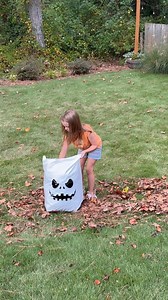 2.2K views · 13 reactions |  Fall clean-up just got a whole lot more fun! These yard bags are the perfect mix of decoration and function, making our clean-up easier and the yard Halloween-ready   Comment bags below, and I’ll message you the link! #fallcleanup #halloweenyarddecorations #outdoordecor #diyfalldecor #autumnvibes #halloweenlife #falldecorating #yarddecor #halloweenprep | Gray Cedar Home | Facebook