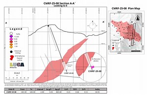 Luca Mining Intersects High-Grade Gold at Reforma, Including 13 Metres of 11.4 Grams Per Tonne Gold Equivalent