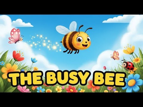 The Busy Bee | Fun Learning Adventure About Bees for Kids | Happy Tales & Tunes