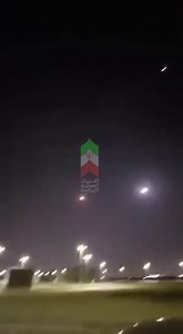 An Iranian 🇮🇷 ballistic missile striking NSA Bahrain, the US 🇺🇸 Navy headquarters of the Fifth Fleet, after multiple PAC-3s failed to intercept it