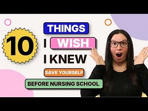 10 Things You MUST Do Before Nursing School Orientation