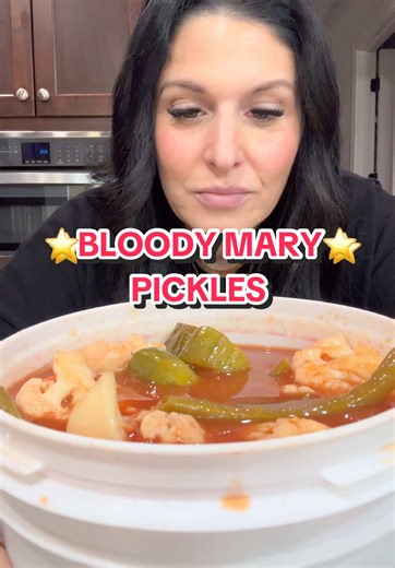⭐️BLOODY MARY PICKLES⭐️ FRESH BATCH HAND CRAFTED MEANS IT VARIES ALL THE TIME BASED ON INGREDIENTS 💚💖 Here’s how to bring the horseradish down a notch #picklegworls #pickleguys #bloodymarypickles #pickles #howto