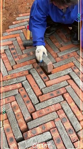 Creative Floor Tile Laying Process