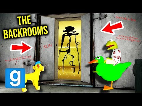 THE NEWEST BACKROOM FOOTAGE YET... (Found Footage) - Gmod Horror Map